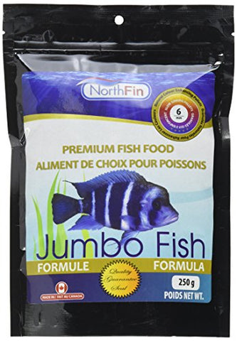Northfin Food Jumbo Formula 6mm Pellet 250 Gram Package