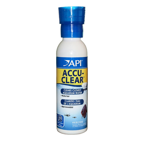 API ACCU-CLEAR Freshwater Aquarium Water Clarifier 4-Ounce Bottle