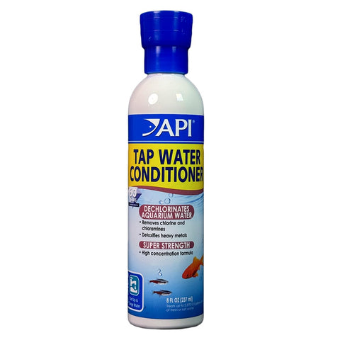 API TAP WATER CONDITIONER Aquarium Water Conditioner 8-Ounce Bottle, White (52A),8 oz