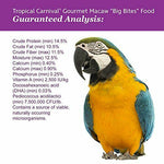 F.M. Brown's Tropical Carnival Gourmet Macaw Food Big Bites 14-lb