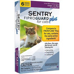 Sentry Fiproguard Plus for Cats Squeeze-On Over, 1.5-Pound Pack of 6