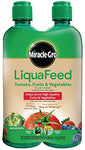 Miracle-Gro LiquaFeed Tomato, Fruits & Vegetables Plant Food Refills, 2 Pack