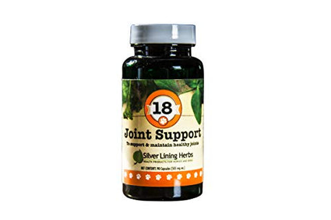 Silver Lining Herbs - Natural Joint Support For Dogs- Helps Keep Your Dogs Joints Functioning Properly - 90 Capsule Bottle  - Made With  Natural Herbs In The USA