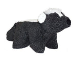 HuggleHounds Plush, Durable Knot-Less Squooshie Skunk, Black