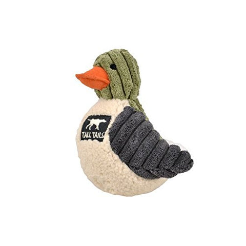 Tall Tails Squeaker Duck Sage 5" Dog Toy