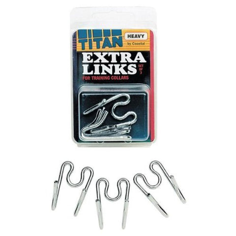 Titan Extra Links for Prong Training Collars - Set of 3 X Heavy 4.0