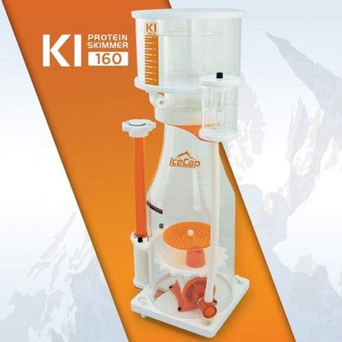 Icecap K1 160 Skimmer Dim: 6.7inchx8.5inchx21inch EVAIR-600 pump Rated for 120-200gal