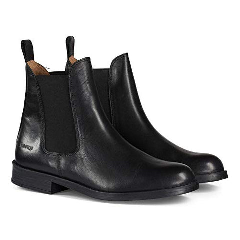 Horze Classic Leather Paddock Boots, Black, 39