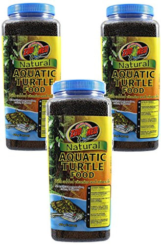 Zoo Med (ZM40093-3pack) (3 Pack) Zoo Med Natural Aquatic Turtle Food (15 Ounce Per Pack)