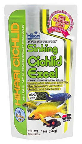 Sinking Cichlid Excel - Mini Pellets - 12 oz