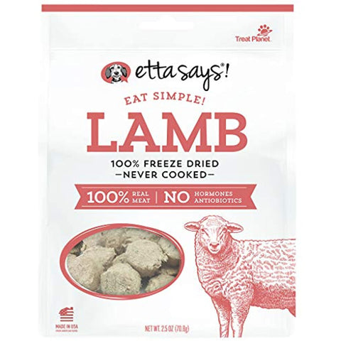 Etta Says Dog Freeze-Dried Simple Lamb 2.5OZ