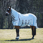 Horze Freja Combo Fly Sheet, Light Blue, 155