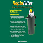 Tetra ReptoFilter Cartridges - Medium 3 pack, green (25845)
