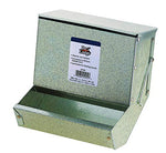 Steel Small Animal Feeder with Lid - Pet Lodge - Small Animal Feed Box, Hold Several Days Worth of Feed, Great for Rabbits, Ferrets and Other Small Animals (7 Inch) (Item No. AF7ML)