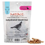 MOSAIC D DHYD QUAIL FEET 3OZ MOSAIC 6 EA PER CAS