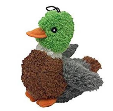 Multipet Look Who's Talking Plush Duck Dog Toy
