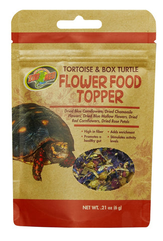 Zoo Med Laboratories Tortoise & Box Turtle Flower Food Topper 0.21 Oz